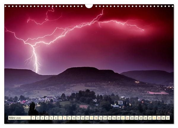 Produktbild: Gewaltige Natur - bedrohlich und sch&ouml;n (Wandkalender 2026 DIN A3 quer), CALVENDO Monatskalender