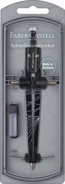 Produktbild: Faber-Castell Schnellverstellzirkel Twister 17cm 3fach sortiert