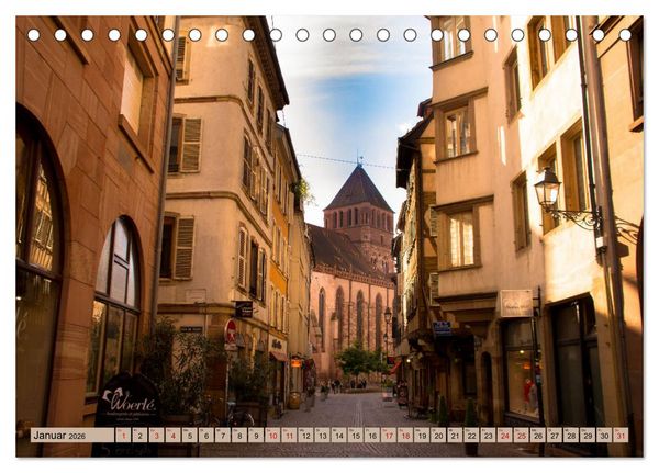 Produktbild: Zauberhaftes Stra&szlig;burg (Tischkalender 2026 DIN A5 quer), CALVENDO Monatskalender
