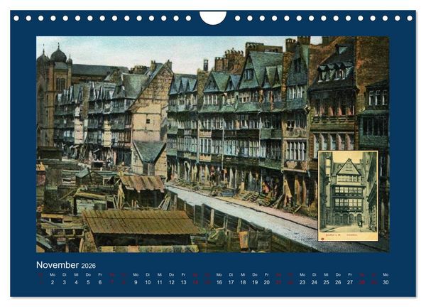 Produktbild: Historisches Frankfurt am Main von 1888 bis 1918 (Wandkalender 2026 DIN A4 quer), CALVENDO Monatskalender
