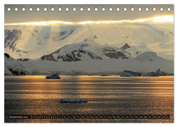 Produktbild: Antarktis - viaje.ch (Tischkalender 2026 DIN A5 quer), CALVENDO Monatskalender