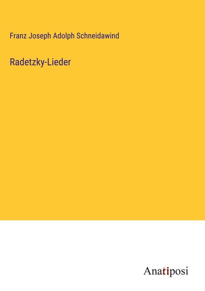 Produktbild: Radetzky-Lieder
