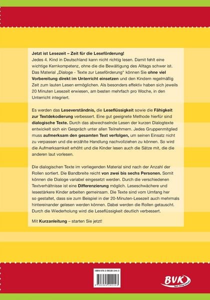 Produktbild: Dialoge - Texte zur Lesef&ouml;rderung