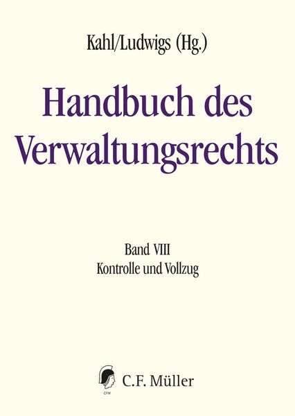 Produktbild: Handbuch des Verwaltungsrechts
