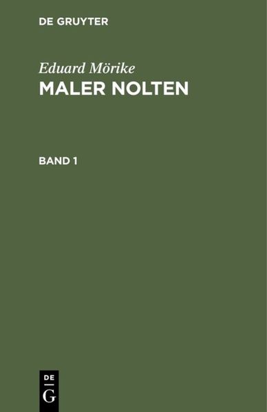 Produktbild: Maler Nolten. Band 1