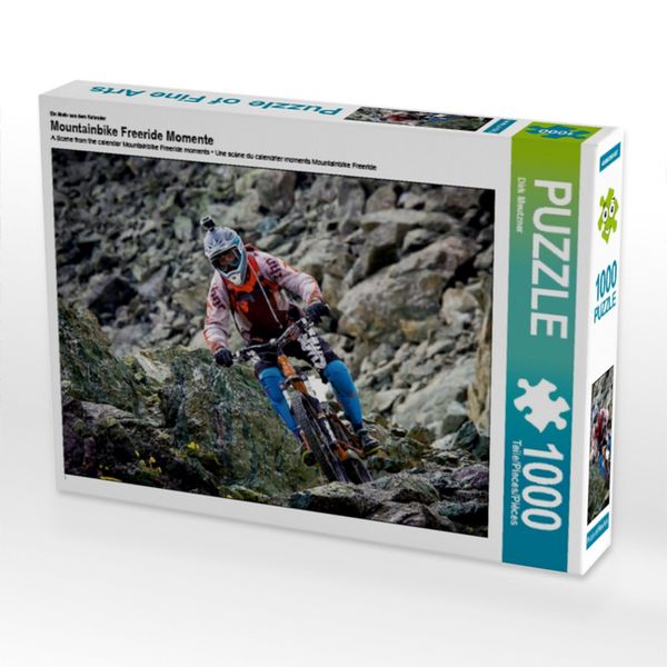 CALVENDO Puzzle Ein Motiv aus dem Kalender Mountainbike Freeride Momente | 1000 Teile Lege-Größe 64x48cm Foto-Puzzle für glückliche Stunden