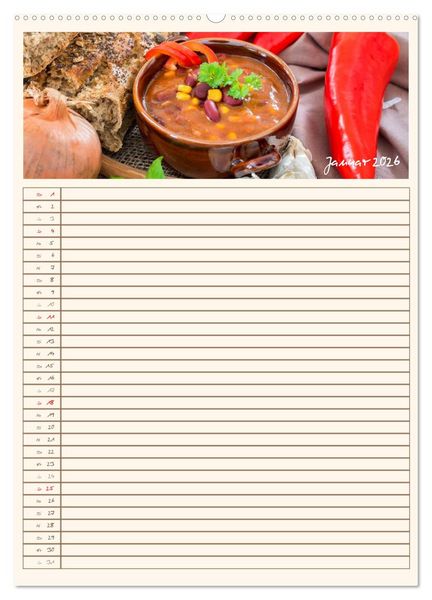 Produktbild: Guten Appetit (Wandkalender 2026 DIN A2 hoch), CALVENDO Monatskalender