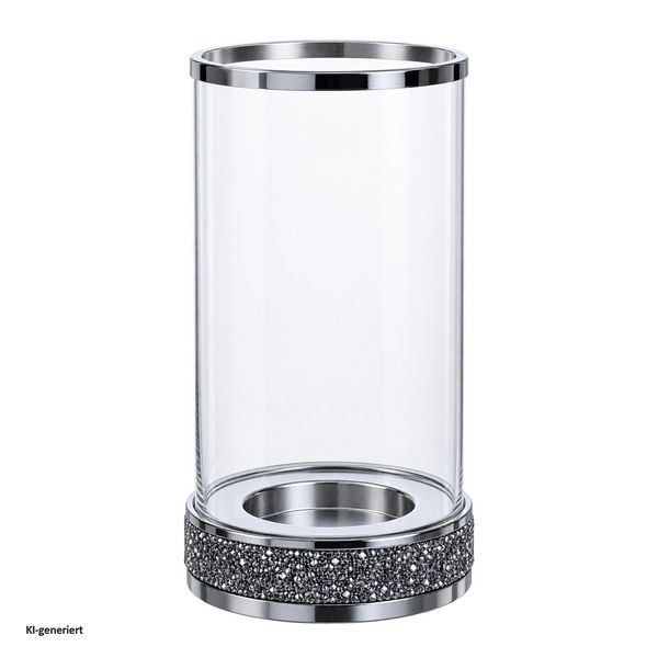 Produktbild: HTI-Living Kerzenhalter Zylinder mit Diamanteffekt Kerzenhalter Zylinder mit Diamanteffekt