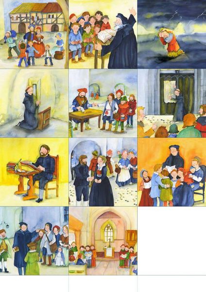 Produktbild: Arbeitsmaterial Grundschule. Stationenlernen Religion: Martin Luther