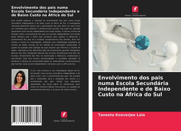 Produktbild: Envolvimento dos pais numa Escola Secund&aacute;ria Independente e de Baixo Custo na &Aacute;frica do Sul