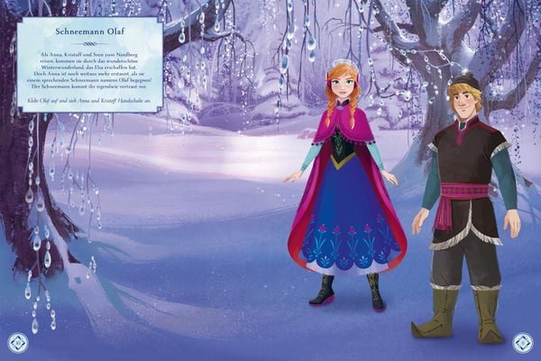 Produktbild: Disney Die Eisk&ouml;nigin: Mein zauberhaftes Bastelbuch - Bastelspa&szlig; und Ausmalbilder!
