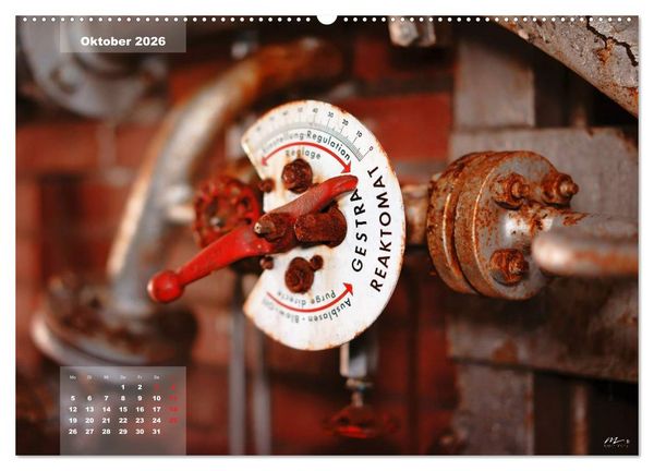 Produktbild: AUSSER BETRIEB - Industriekultur mit PopArt-Einfl&uuml;ssen (Wandkalender 2026 DIN A2 quer), CALVENDO Monatskalender