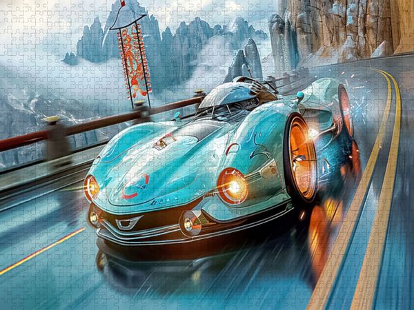 Produktbild: CALVENDO Puzzle Bolide | 1000 Teile Lege-Gr&ouml;&szlig;e 64x48cm Foto-Puzzle f&uuml;r gl&uuml;ckliche Stunden