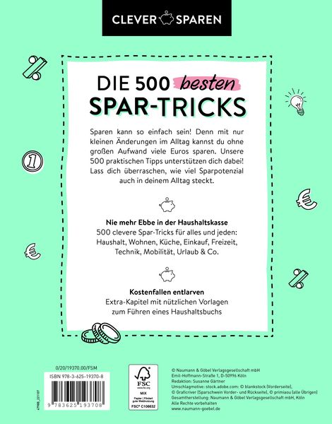 Produktbild: Die 500 besten Spar-Tricks
