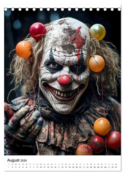 Produktbild: Der Clown (Tischkalender 2026 DIN A5 hoch), CALVENDO Monatskalender