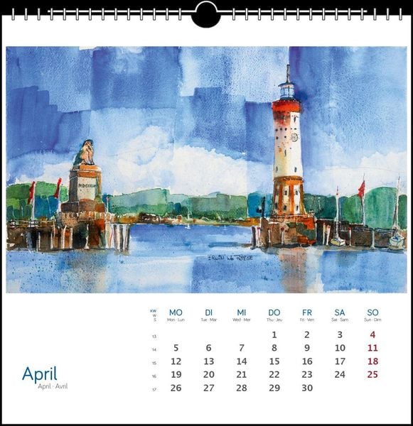 Produktbild: Bodensee Aquarell 2027