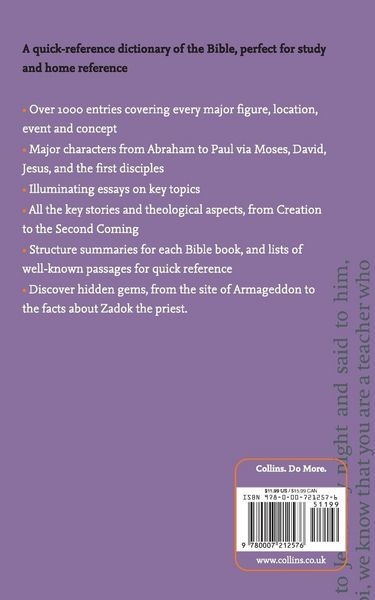 Produktbild: Collins Dictionary of The Bible
