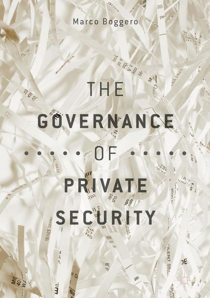 Produktbild: The Governance of Private Security