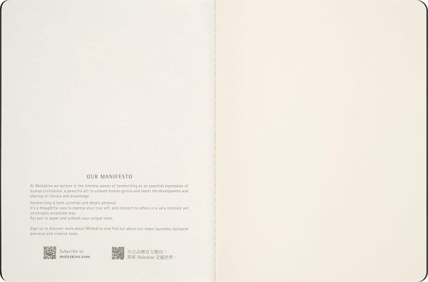 Produktbild: Moleskine X Blackpink Cahier XL, blanko, weicher Einband