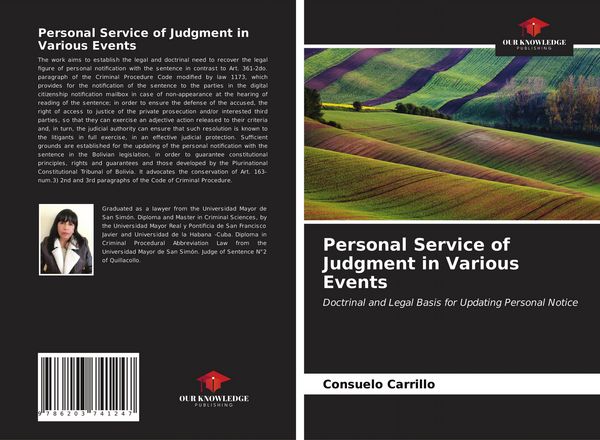 Produktbild: Personal Service of Judgment in Various Events
