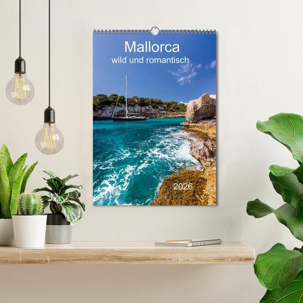 Produktbild: Mallorca - wild und romantisch (Wandkalender 2026 DIN A3 hoch), CALVENDO Monatskalender