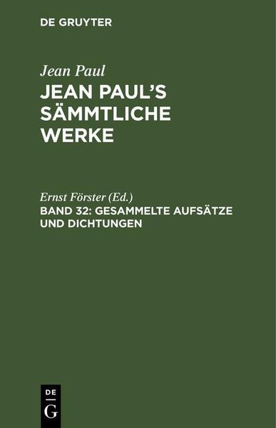 Produktbild: Gesammelte Aufs&auml;tze und Dichtungen