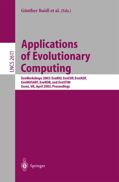 Produktbild: Applications of Evolutionary Computing
