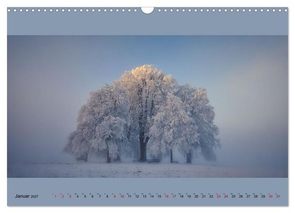 Produktbild: Fogscapes - magische Nebellandschaften (Wandkalender 2027 DIN A3 quer), CALVENDO Monatskalender