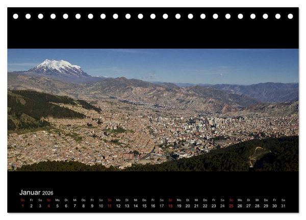 Produktbild: Peru & Bolivien - Land der Inka (Tischkalender 2026 DIN A5 quer), CALVENDO Monatskalender