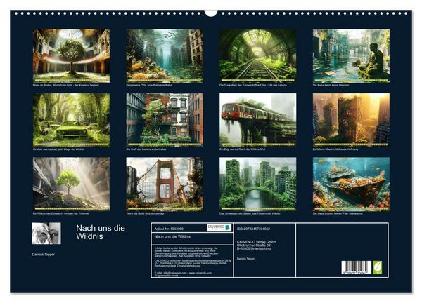 Produktbild: Nach uns die Wildnis (Wandkalender 2026 DIN A2 quer), CALVENDO Monatskalender