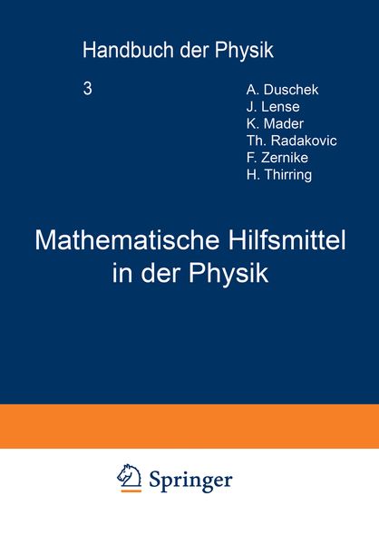 Produktbild: Mathematische Hilfsmittel in der Physik
