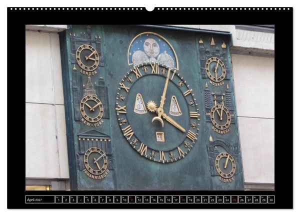 Produktbild: Zeit-Anzeige (Wandkalender 2027 DIN A2 quer), CALVENDO Monatskalender