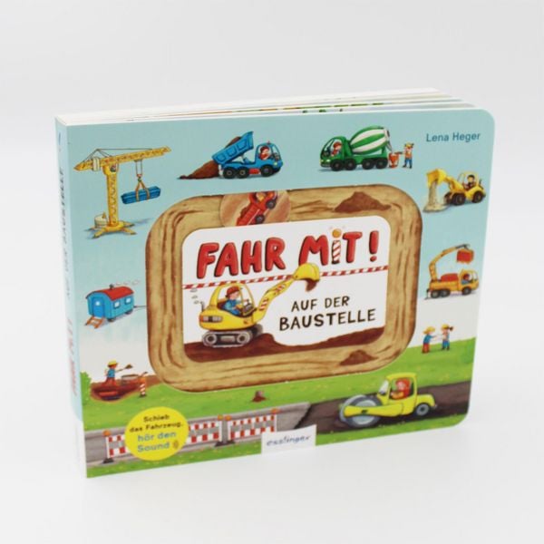 Produktbild: Meine Schiebebahn-Pappe (Soundbuch): Fahr mit auf der Baustelle
