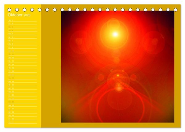 Produktbild: Licht-Portale 2026 (Tischkalender 2026 DIN A5 quer), CALVENDO Monatskalender