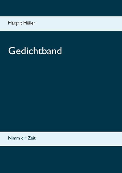 Produktbild: Gedichtband