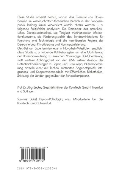 Produktbild: Datenbanken und Macht