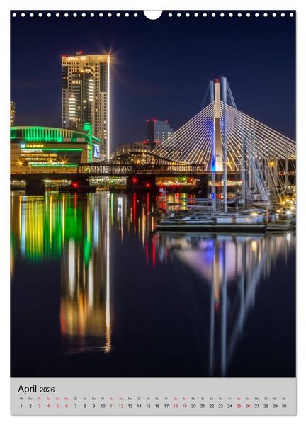 Produktbild: BOSTON Historie und urbane Idylle (Wandkalender 2026 DIN A3 hoch), CALVENDO Monatskalender