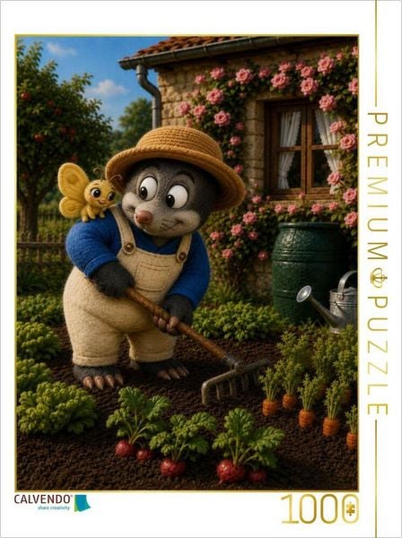 CALVENDO Puzzle Frühlingszauber im Gemüsegarten | 1000 Teile Lege-Größe 64 × 48 cm Foto-Puzzle für glückliche Stunden