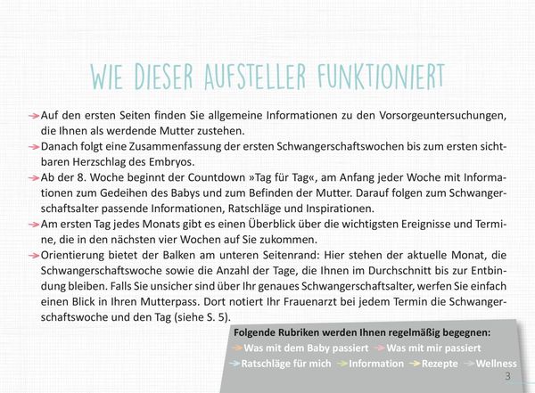 Produktbild: Deine Schwangerschaft, Tag f&uuml;r Tag