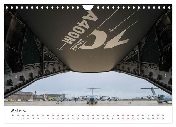 Produktbild: A400M LTG 62 (Wandkalender 2026 DIN A4 quer), CALVENDO Monatskalender