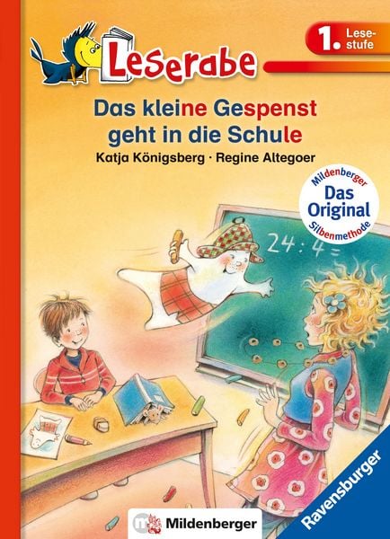 Produktbild: Leserabe mit Mildenberger Silbenmethode - Das kleine Gespenst geht in die Schule