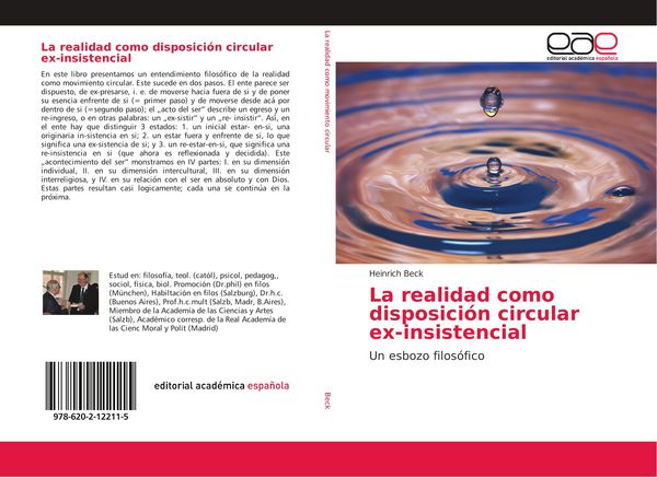 Produktbild: La realidad como disposici&oacute;n circular ex-insistencial