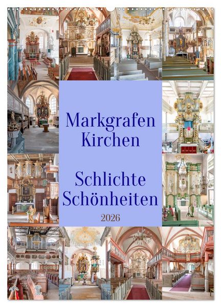 Produktbild: Markgrafenkirchen (Wandkalender 2026 DIN A2 hoch), CALVENDO Monatskalender