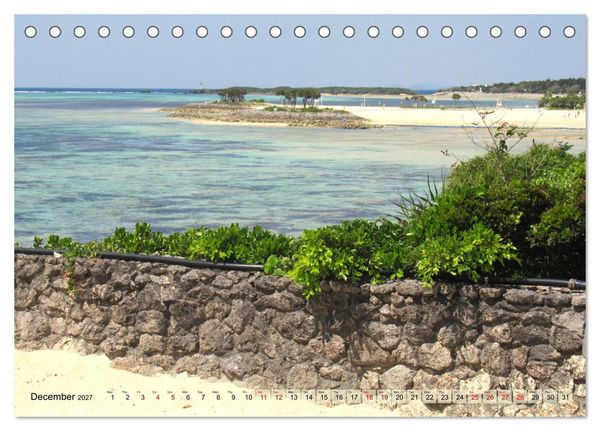 Produktbild: Okinawa Islands (Desk Calendar 2027 DIN A5 landscape), CALVENDO 12 Month DeskCalendar