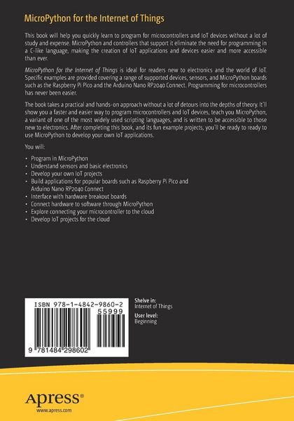 Produktbild: MicroPython for the Internet of Things