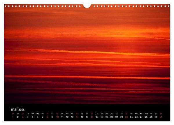 Produktbild: Couchers de soleil (Calendrier mural 2026 DIN A3 vertical), CALVENDO calendrier mensuel