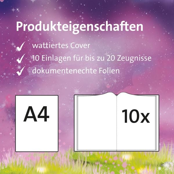 Produktbild: Zeugnismappe mit Design, Pegasus