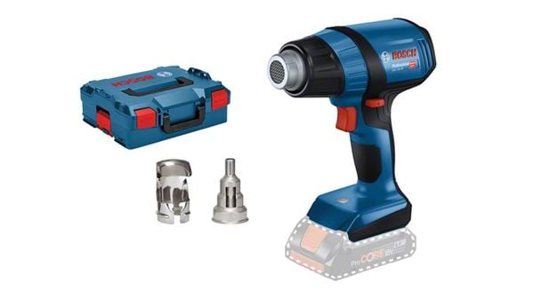 Bosch Professional 06012A6501 GHG 18V-50 solo Heißluftgebläse ohne Akku, ohne Ladegerät, inkl. Koffer