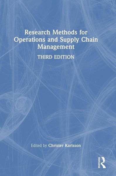 Produktbild: Research Methods for Operations and Supply Chain Management