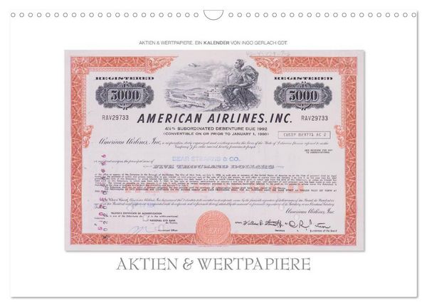 Produktbild: Aktien & Wertpapiere / CH-Version (Wandkalender 2026 DIN A3 quer), CALVENDO Monatskalender